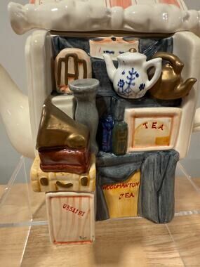 Vintage Seymour Mann Tea Store Teapot Unique and Whimsical Theme JL